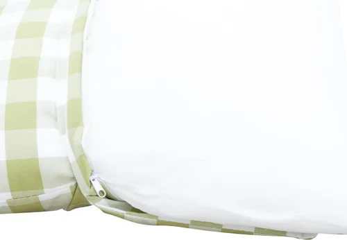 Miniatura 14 de Linon Harris Apple Verde 2 piezas de cojín de rincón con 3 almohadas de acento coordinadas de Linon - Solo se ajusta a la colección Harris Nook
