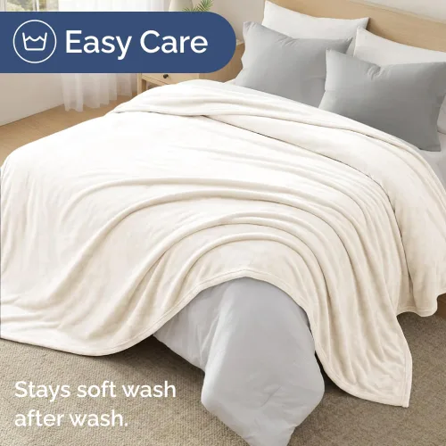 Miniatura 5 de Manta de forro polar ultrasuave para niños – Manta de franela de lujo para niños – Ligera para sofá, cama o silla – Gruesa, cálida y transpirable