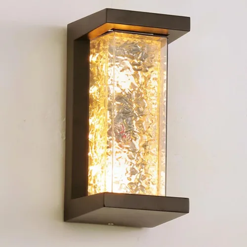 Luces de pared para exteriores, 3 colores, luz de porche moderna, 24 W, accesorios de iluminación exterior modernos, aplique de 120 V, accesorio