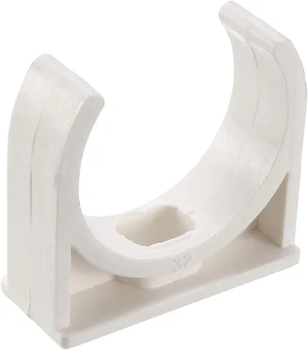 uxcell Pinzas de abrazaderas de PVC para tubería de agua de 1.260 in, apto para bandejas de TV de 1.260 in/1.26 pulgadas de diámetro exterior, tubo