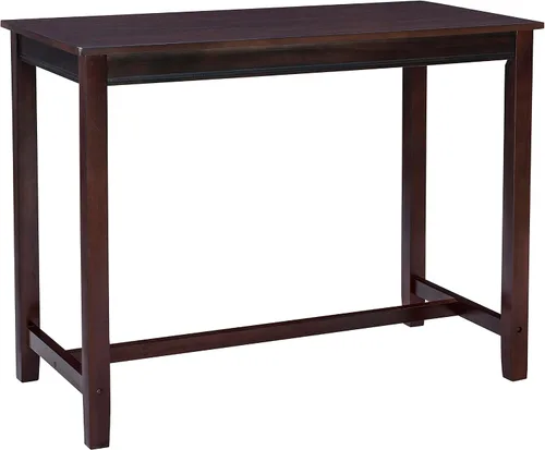 Miniatura 22 de Linon Claridge - Mesa de bar negra de 36 pulgadas de altura
