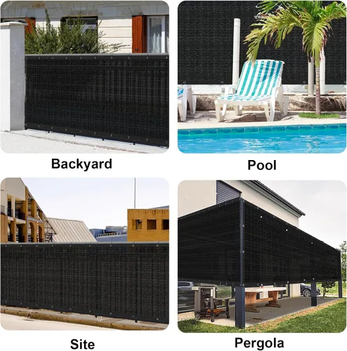 Miniatura 6 de LOVE STORY Pantalla de Privacidad para Cerca de 4'x12', Malla para Exteriores Cubiertas de Cercado Pantalla de Cerca Bloque de Viento con Ojales