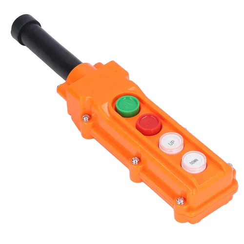 Miniatura 5 de COB-61A interruptor de botón de empuje de grúa Interruptor de control remoto de alzamiento a prueba de lluvia para grúas puertas traseras