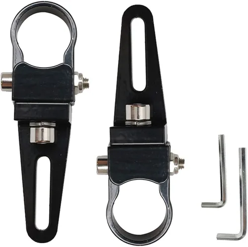 Miniatura 7 de Soporte de luz tubular ajustable de 360° de ajuste universal de 1.0 pulgadas para barra de luz LED todoterreno, fácil posicionamiento en camiones