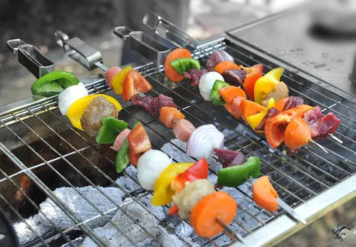 Miniatura 9 de Jokari Juego de parrilla iluminada 6 en 1 de grado profesional. Herramienta de fuerza industrial todo en uno, incluye mango de fácil agarre