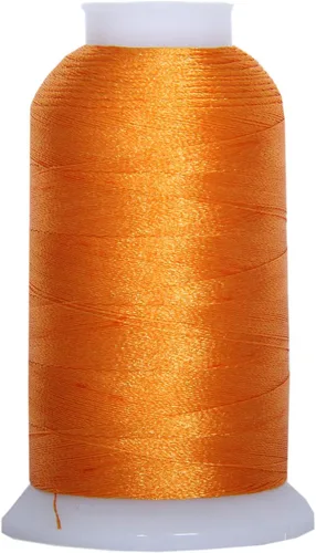 Miniatura 26 de Carretes de hilo de poliéster, 1000 m – 160 colores – Peso del hilo: 40 40wt trilobal polyester embroidery thread with bright sheen. Works with