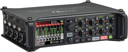 Miniatura 6 de Zoom F8n Pro Field Recorder/Mixer para cineastas y músicos con 8 entradas XLR/TRS, preamplificadores de calidad profesional, 10 canales de grabación