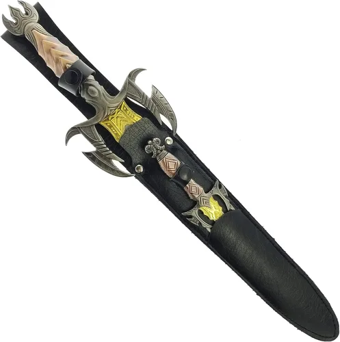 Miniatura 2 de Espada corta Fantasy Darkness de 17 y 10 pulgadas. Espada corta de hoja fija. Para colecciones, regalos