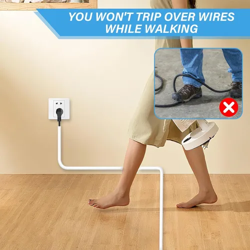 Miniatura 6 de Ocultador de cable de 39 pulgadas para TV montado en la pared, ocultador de cable de silicona autoadhesivo para cables en la pared, gestión
