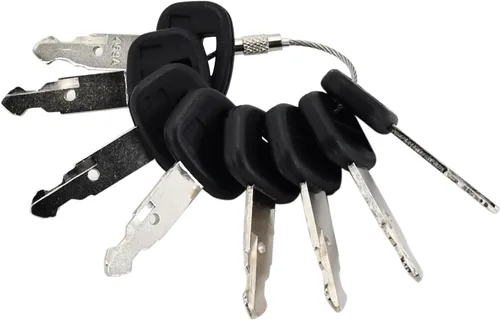 8 llaves de encendido 459A RC411-53933 RC461-53930 compatibles con excavadora Kubota KX018-4 KX033-4 KX040-4 KX057-4 KX080-3 KX080-4 KX121-2 KX121