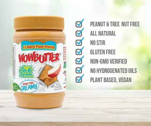 Miniatura 7 de WOWBUTTER - Alimento de proteína vegetal vegano galardonado sin nueces sin maní, sin nueces, hecho con soja entera verificada sin OMG