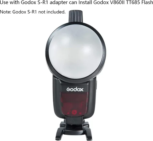 Miniatura 6 de Godox AK-R11 - Difusor de domo para Godox V1 Pro V1 V100 Flash, Godox AD100Pro, como V1-S/V1-C/V1-N/V1Pro-C/V1Pro-S/V1Pro-N/V1 mid/V100C/V100S, uso