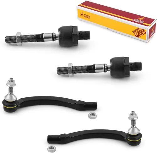 Miniatura 19 de Metrix Premium Chassis Parts - Juego de 4 barras de acoplamiento interior y exterior para Audi A3 15-16, Seat Leon 06-20 (México), 09-17 Volkswagen