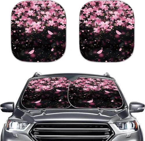 Miniatura 36 de Parasoles personalizados para parabrisas de automóvil, añade tu propia foto, juego de 2 parasoles para parabrisas de automóvil, ajuste universal