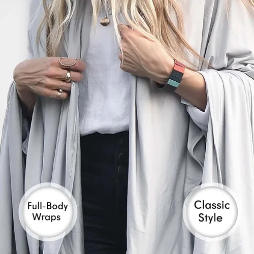 Miniatura 7 de K E L O R Luxury Cooling Travel Blanket - Stretchy, Lightweight Soft & Breathable Shawl Wraps for Women
