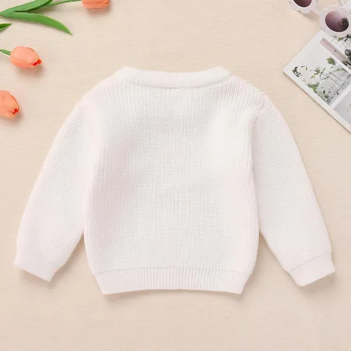 Miniatura 45 de Suéter de primer cumpleaños para bebés y niñas de un año de edad, sesión de fotos, otoño e invierno