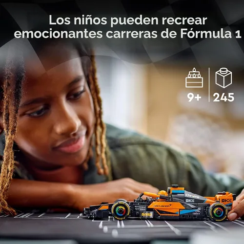 Miniatura 5 de LEGO Speed Champions 2023 McLaren Fórmula 1 Juguete de auto de carreras para jugar y exhibir, juego de juguetes McLaren construible para niños, idea