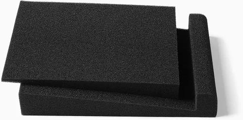 Miniatura 2 de SS5 - Almohadillas de aislamiento para monitor de estudio, espuma acústica de alta densidad inclinada para mesa y escritorio para altavoces