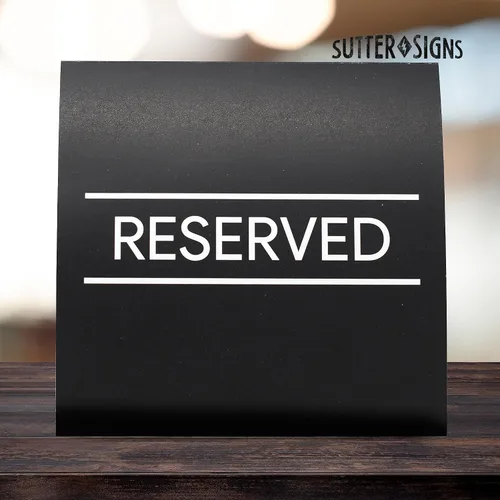 Miniatura 4 de Carteles de mesa reservados, paquete de 20 Tarjetas de mesa para bodas, restaurantes, eventos