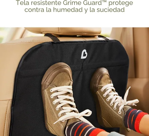 Miniatura 2 de Funda para asiento trasero de coche de Munchkin® para niños, protector de asiento de coche con alfombrillas de lujo, negro, 2 paquetes