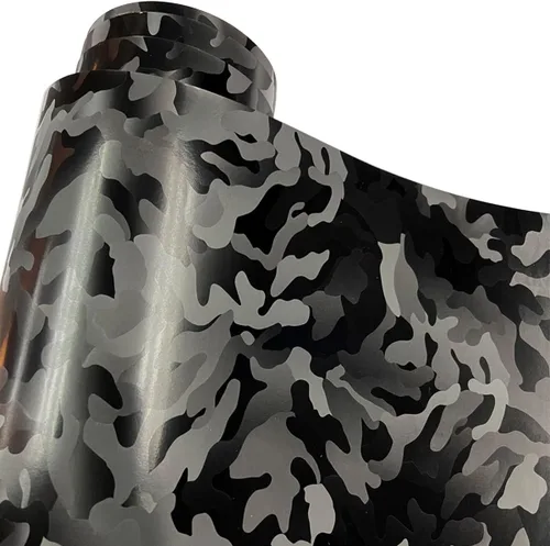 Queenbox Rollo de vinilo de fibra de carbono forjada de 3.9 x 59.8 pulgadas, liberación de aire, liberación de aire, color negro