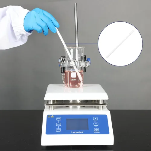 Miniatura 6 de Labasics Recuperador de barra magnética de PTFE, 9.84 pulgadas de largo, resistente a los productos químicos, revestimiento de PTFE para una