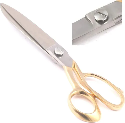 Tijeras profesionales a medida para cortar tela, tijeras resistentes para corte de cuero, tijeras de coser industriales afiladas para el hogar,