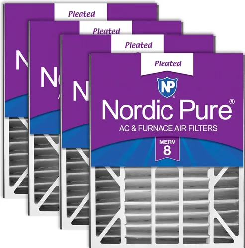 Miniatura 27 de Nordic Pure 20x25x5 (tamaño real: 19 3/4 x 24 1/4 x 4 7/8) Filtro de CA Air Bear MERV 13 Plus Carbon 4 Pack