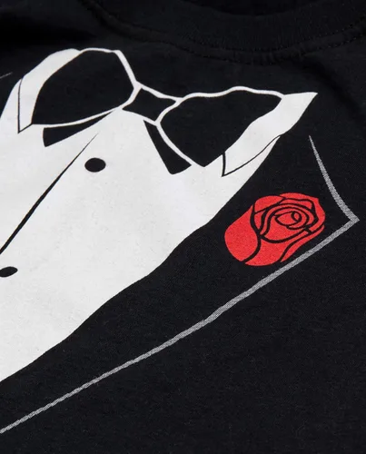 Miniatura 3 de Ann Arbor T-shirt Co. Bebé Esmoquin Bebé Divertido Humor Infantil Una Pieza
