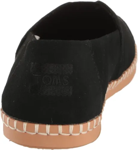 Miniatura 3 de TOMS Mujer Alpargata Cuero Wr - Negro