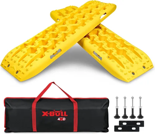 Miniatura 14 de X-BULL Nuevas Pistas de Tracción de Recuperación Arena Barro Nieve Escalera para Neumáticos 4WD (Naranja, 3gen)