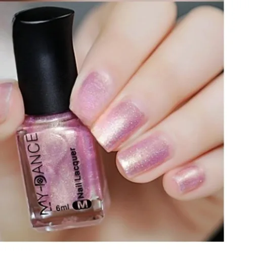 Miniatura 10 de Esmalte de uñas plateado, efecto espejo metálico, decoración de uñas metálica de larga duración no desprendible, esmalte de uñas brillante para 12#