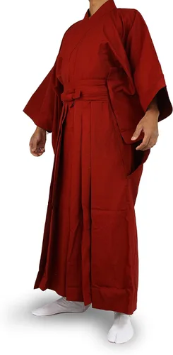 Miniatura 3 de Edoten Japonés Samurai Hakama Uniforme Ropa tradicional japonesa Kimono RD × RD S