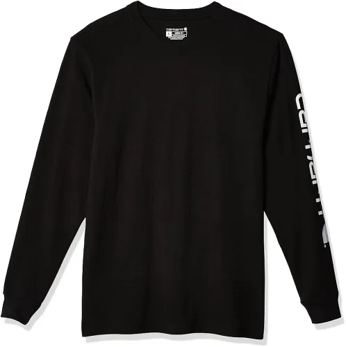 Miniatura 6 de Carhartt Camiseta resistente de manga larga con logotipo ajuste holgado para hombre