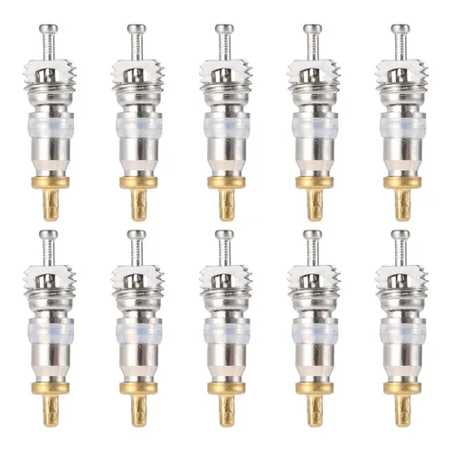 Miniatura 5 de Kit de 46 piezas de núcleo de válvula de aire acondicionado, kit surtido de herramientas de extracción R134a R22 R410 con núcleo de válvula