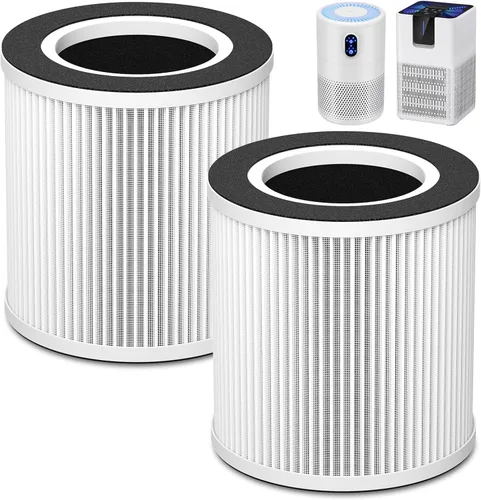 B-D02L/M05 - Filtro de repuesto, compatible con MOOKA B-D02L y M05, para VEWIOR B-D02U, para KOIOS B-D02L, para purificador de aire Tailulu D10,