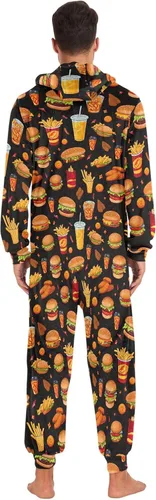 Miniatura 7 de CHIFIGNO Pijama de una pieza para adultos, disfraz de Halloween de una pieza, disfraz de Navidad o cosplay