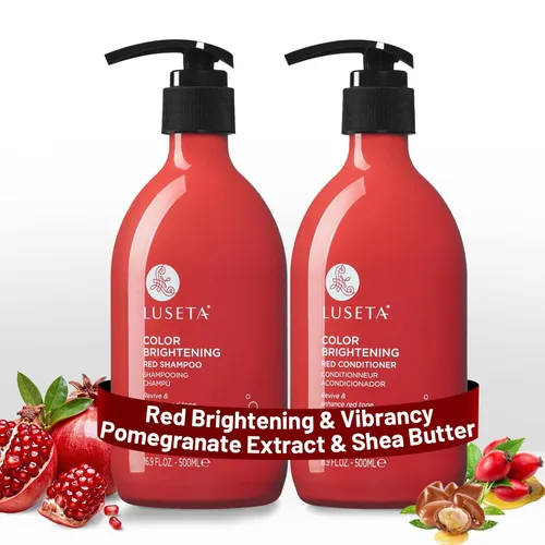 Miniatura 28 de Luseta - Juego de champú y acondicionador de queratina tratamiento hidratante para cabello seco, suavizar y reparar el cabello dañado para mujeres