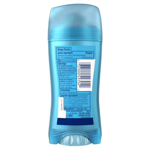 Miniatura 10 de Secret Desodorante antitranspirante fresco para mujer, protección transpirable contra el sudor y el olor durante 72 horas, frescura instantánea