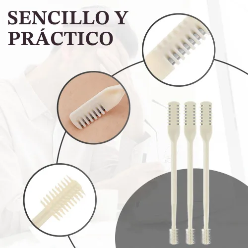 Miniatura 4 de Cortador de Vello Nasal Mejorado 2025, Herramienta Profesional 2 en 1 para Quitar Vello de Fosa Nasal, Cuchilla Afilada y Segura de Doble Cara
