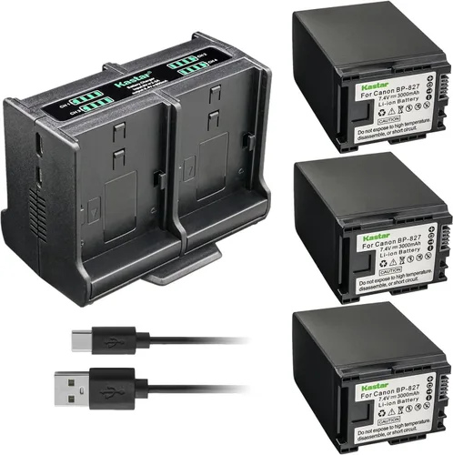 Miniatura 9 de Kastar Cargador de batería cuádruple compatible con Canon VIXIA HF S10 HFS10, VIXIA HF S11 HFS11, VIXIA HF S20 HFS20, VIXIA HF S21 HFS21, VIXIA HF