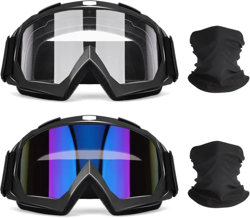 OXG - Gafas para motocicleta, cuatrimoto y bicicleta de motocross, gafas de motocicleta para hombres, gafas de motocross, gafas de esquí, protección