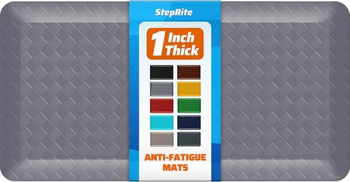 Miniatura 10 de StepRite Tapetes de cocina de 1 pulgada de grosor para el piso, alfombras de cocina antifatiga, antideslizantes, alfombra de cocina impermeable