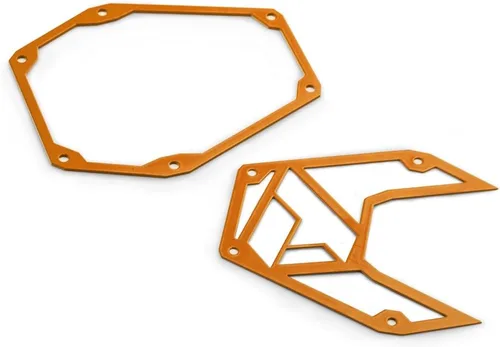 Assault Industries 101005SM0607 Naranja 1.875" B2 Bomber Bisel Set