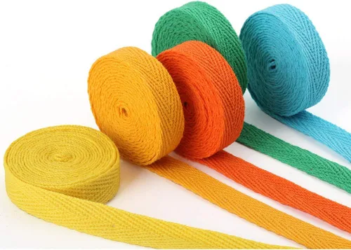 Miniatura 4 de Cinta de sarga de algodón de 54 yardas de 3/8 pulgadas de ancho (0.394 in) de ancho, cinta de sarga en espiga para manualidades, costura, ropa