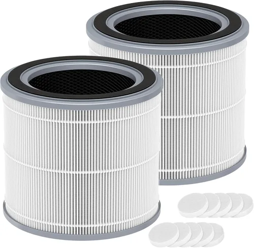 Filtro de repuesto para purificador de aire Hynik Alviera HH001, filtro de aire True HEPA H13 de 3 etapas y filtro de repuesto de carbón activado de