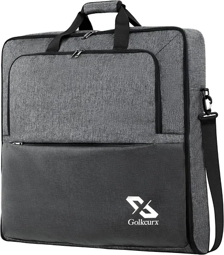 Golkcurx Garment Bags for Travel, Large Suit bags for Men Women Travel with Shoulder Strap, Foldable Carry On Garment Bag Gifts for Business Trip -