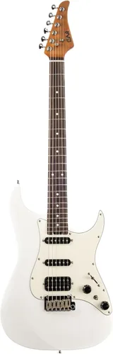 Miniatura 8 de EART Guitarra eléctrica DMX-9, puente de trémolo de 6 cuerdas, pastillas Humbucker, cuerpo sólido, guitarras con interruptor de 5 vías