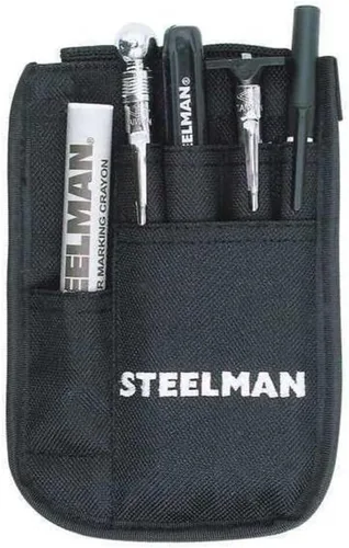 Miniatura 9 de STEELMAN Kit de inspección para técnicos de reparación de neumáticos, bolsa de nailon duradera con removedor de núcleo de válvula, medidor