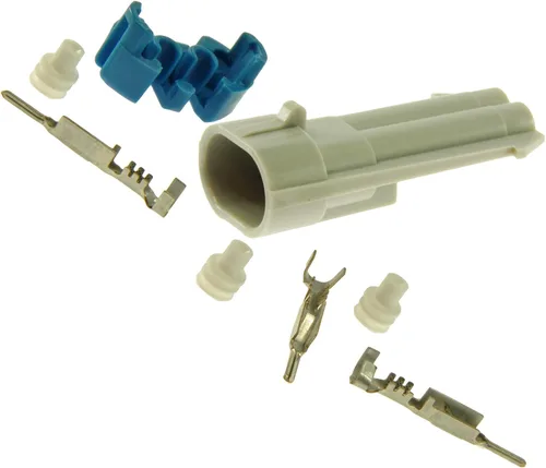 Miniatura 2 de Ballenger Motorsports – Compatible con GM Delphi/Packard – Conjunto de conector de receptáculo de 2 vías Metripack 150 – Gris